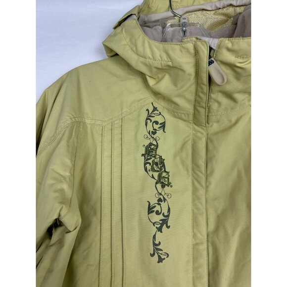 686 Smarty Jacket Small Womens Snowboarding Full Zip Hood Zip Pockets Embroidery - Picture 10 of 16